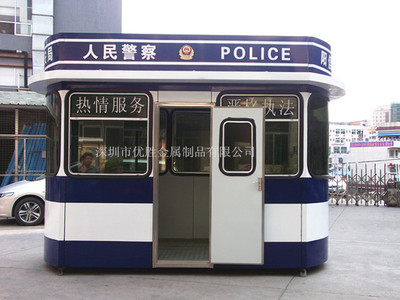 時尚小區治安崗亭大放送——北方金屬制品助力深圳社區安全建設